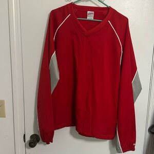 Windbreaker in the Ohio State color scheme large